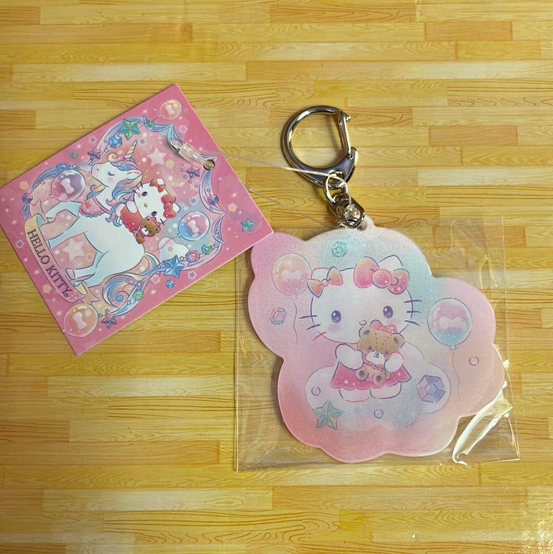 Weactive Hello Kitty Lenticular Acrylic Keychains: Flower Bouquet & Unicorn & Classic Kitty Unicorn Kawaii Gifts 840805146059