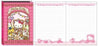 Weactive Hello Kitty Apple Forest and Tea Party Memo Pink Kawaii Gifts