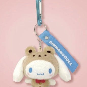 Weactive Cinnamoroll BFF Bear Costume Plushies 3.25 Inch Bag Charm Kawaii Gifts 840805144161