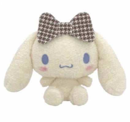 Weactive Cinnamoroll Soft Houndstooth Plushies Large 7" Kawaii Gifts 840805146806