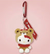 Weactive Hello Kitty BFF Bear Costume Plushies 3.25 Inch Bag Charm Kawaii Gifts 840805144130