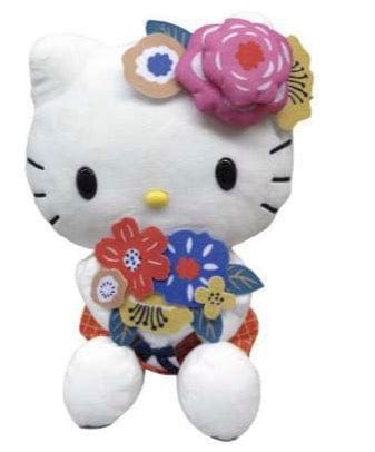 Weactive Hello Kitty Flower Bouquet 12" Plush & 3.5" Mascot Plush 12" Plush Kawaii Gifts 840805145939