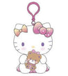 Weactive Hello Kitty Stars 12" Plush & 3.5" Mascot Plush 3.5" Clip-On Plush Kawaii Gifts 840805146004