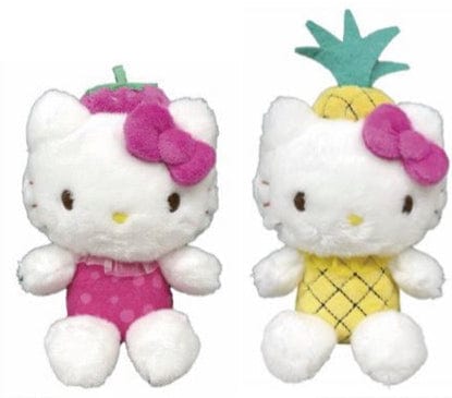Weactive Hello Kitty Strawberry & Pineapple Plushies Kawaii Gifts