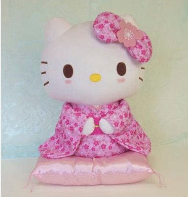 Weactive Sakura Kimono Hello Kitty SITTING PLUSHIES Medium 7" Kawaii Gifts 840805142433
