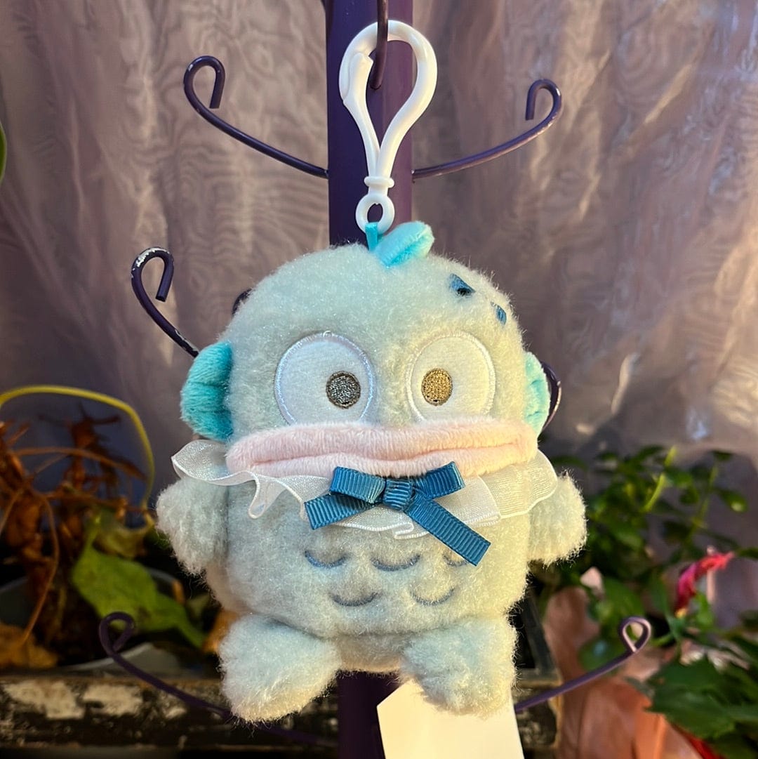 Weactive Sanrio Friends Soft & Cuddly 4.5" Fuzzy Plush Bag Charms Hangyodon Kawaii Gifts 840805146509