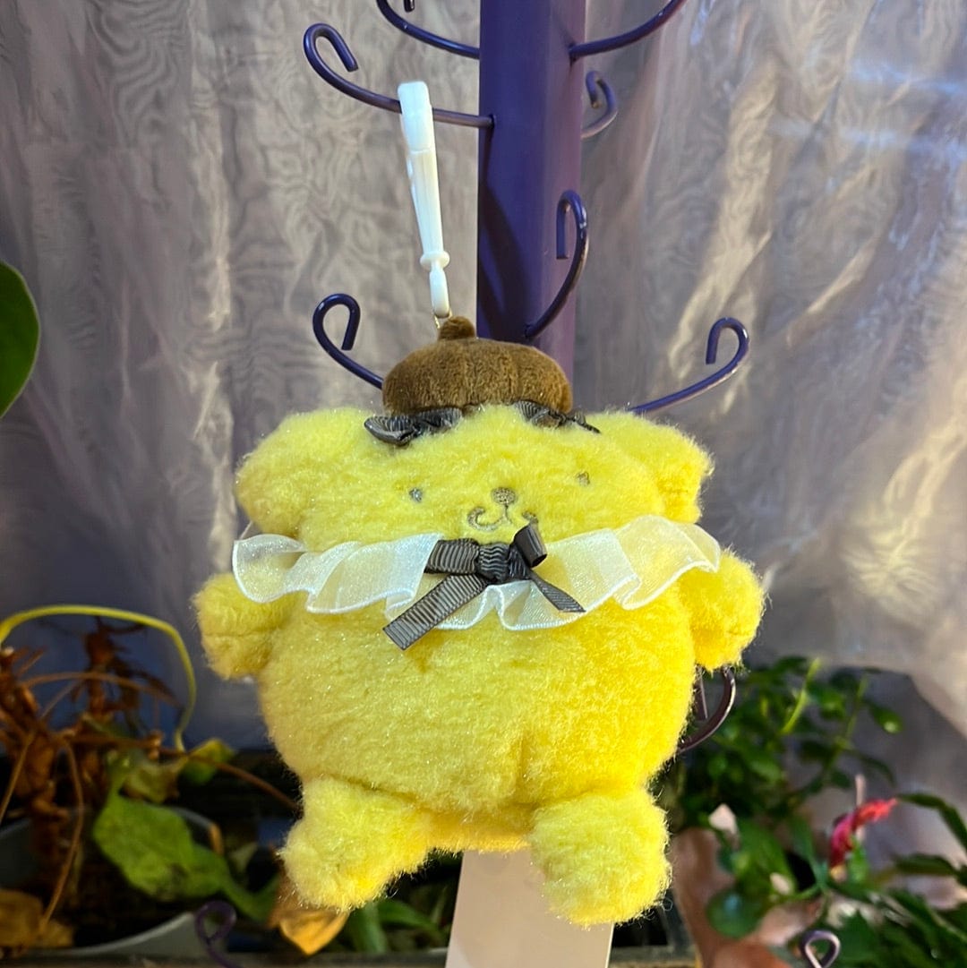 Weactive Sanrio Friends Soft & Cuddly 4.5" Fuzzy Plush Bag Charms Pompompurin Kawaii Gifts 840805146486