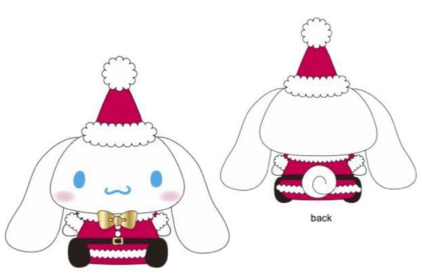Weactive Santa Hello Kitty Cinnamoroll & Keroppi 15" Large Plush Santa Cinnamoroll Kawaii Gifts 840805145014