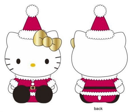 Weactive Santa Hello Kitty Cinnamoroll & Keroppi 15" Large Plush Santa Hello Kitty Kawaii Gifts 840805144994