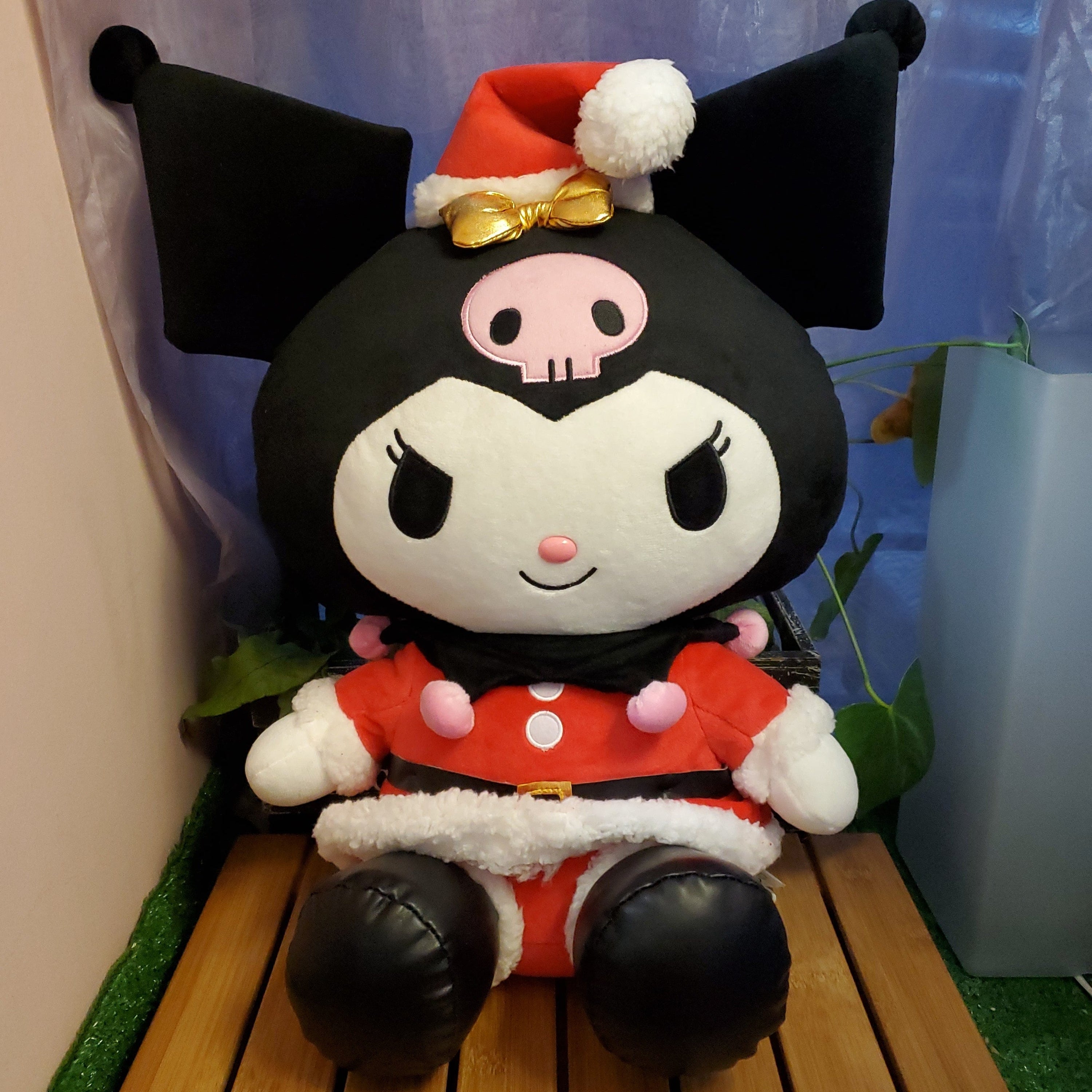 Weactive Santa Kuromi & My Melody 15" Large Plush Kawaii Gifts