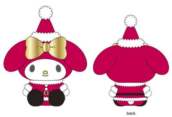 Weactive Santa Kuromi & My Melody 15" Large Plush Santa My Melody Kawaii Gifts 840805145007