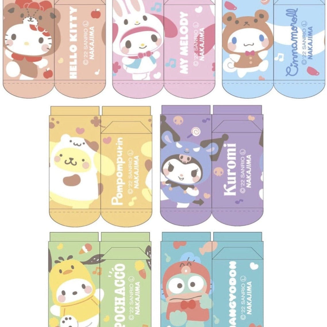 Weactive Sanrio Friends BFF Socks Adult Size Kawaii Gifts